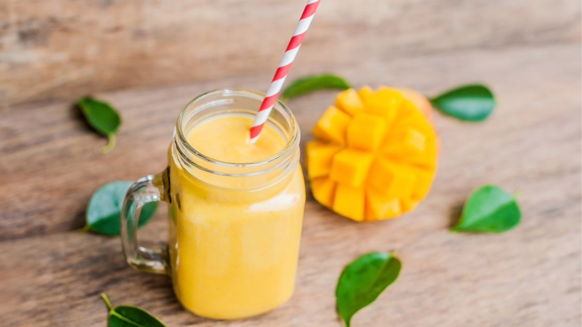 Prepara una rica horchata de mango