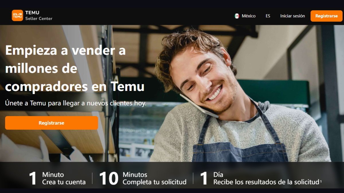 "Temu, la app de retail más descargada en México, abre su programa de vendedores locales a todos los negocios. Temu negocios