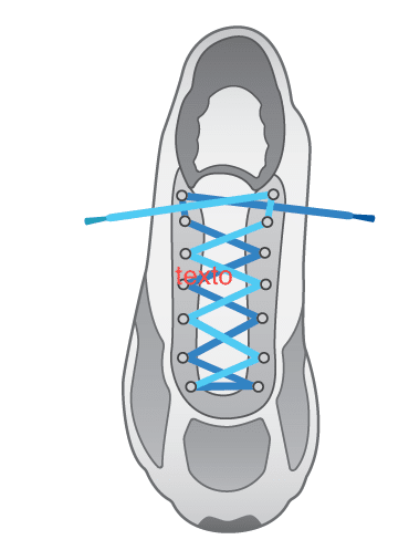 Atar agujeta: el talón se desliza
