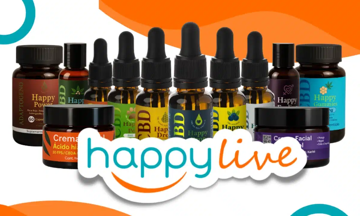 variedad de productos de happy live